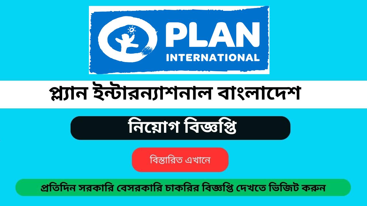 Plan International Job Circular
